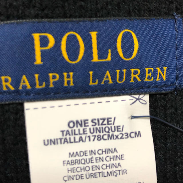 Ralph Lauren(ラルフローレン)の大人気！ Polo Bear マフラー 限定値下げ中 メンズのファッション小物(マフラー)の商品写真