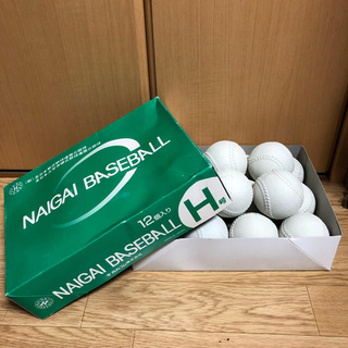 ナイガイ(NAIGAI)のナイガイ 準硬式ボールH号 未使用18球(ボール)
