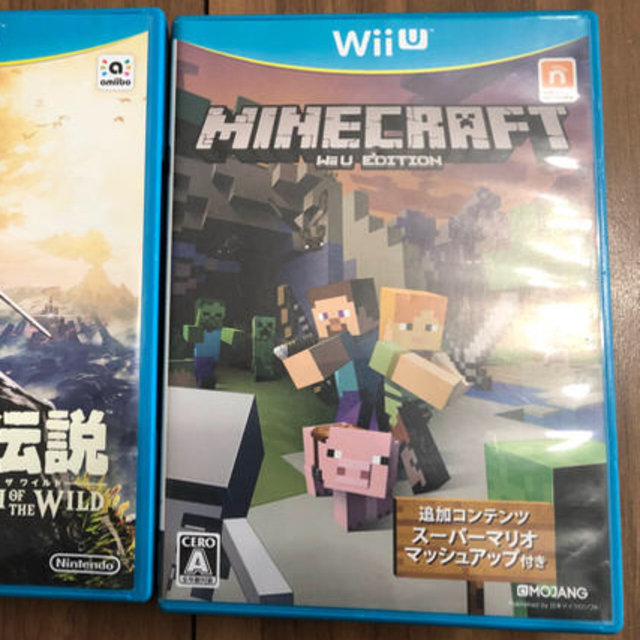 Wii U(ウィーユー)のwiiu Minecraft マイクラ エンタメ/ホビーのゲームソフト/ゲーム機本体(家庭用ゲームソフト)の商品写真