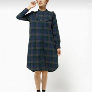 ドットアンドストライプスチャイルドウーマン(Dot&Stripes CHILDWOMAN)のチェックワンピース(ひざ丈ワンピース)