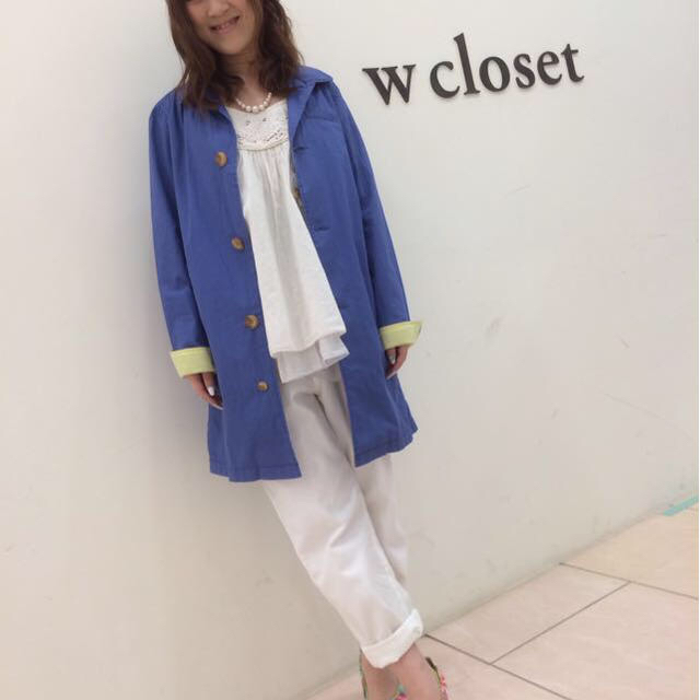 w closet(ダブルクローゼット)のw closet 白パンツ レディースのパンツ(デニム/ジーンズ)の商品写真