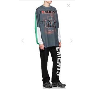 バレンシアガ(Balenciaga)の最安値【即日配送】vetements logo sweatpants xs(その他)