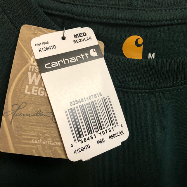 carhartt(カーハート)のカーハート carhartt ポケ付きロンT メンズのトップス(Tシャツ/カットソー(七分/長袖))の商品写真