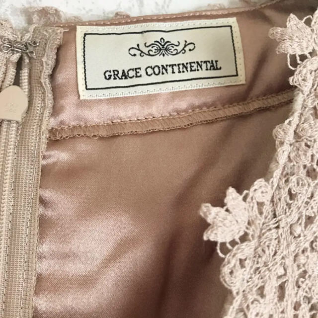 GRACE CONTINENTAL(グレースコンチネンタル)のローズさまお取り置き ♡美品♡グレースコンチネンタル レースワンピ レディースのワンピース(ひざ丈ワンピース)の商品写真