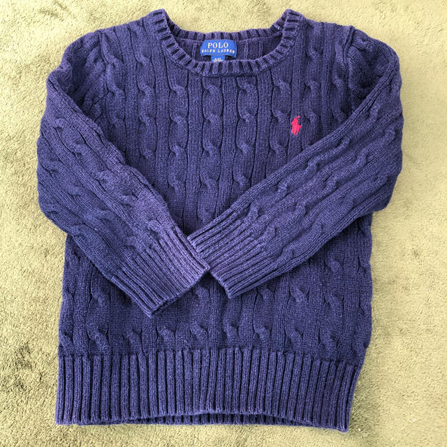 Ralph Lauren(ラルフローレン)のセーター110ラルフローレン キッズ/ベビー/マタニティのキッズ服女の子用(90cm~)(ニット)の商品写真