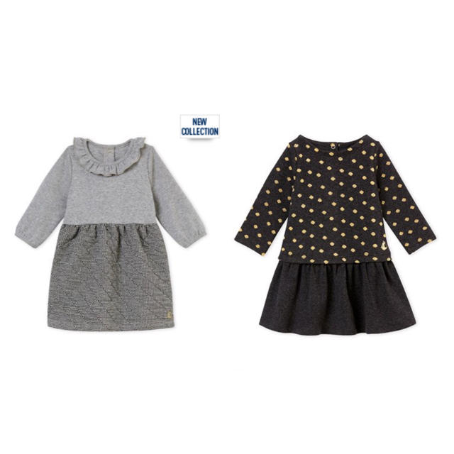 PETIT BATEAU(プチバトー)のあん様専用♡プチバトー2点おまとめ キッズ/ベビー/マタニティのキッズ服女の子用(90cm~)(ワンピース)の商品写真