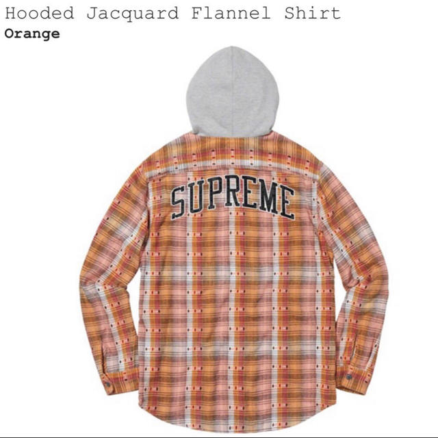 Supreme(シュプリーム)のS Supreme Hooded Jacquard Flannel Shirt メンズのトップス(シャツ)の商品写真