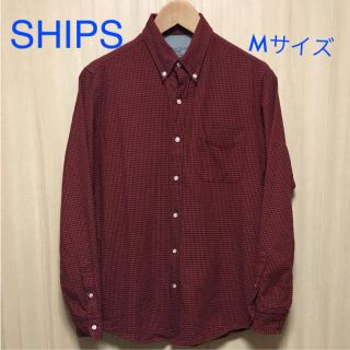 シップス(SHIPS)のSHIPS 赤チェックシャツ Mサイズ(シャツ)