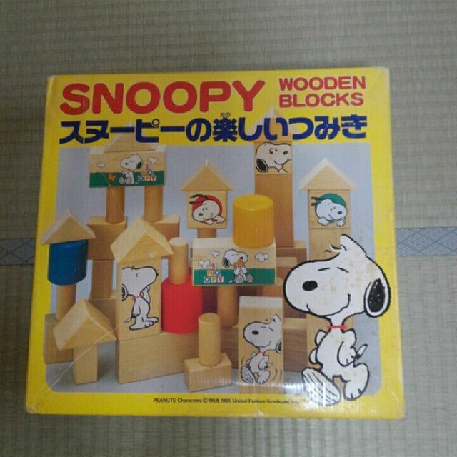 SNOOPY(スヌーピー)の積み木　ウッディランドSNOOPY キッズ/ベビー/マタニティのおもちゃ(積み木/ブロック)の商品写真