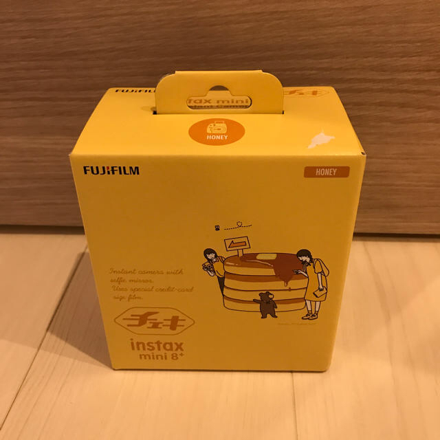 【新品】FUJIFILM instax mini 8+ HONEY【チェキ】スマホ/家電/カメラ