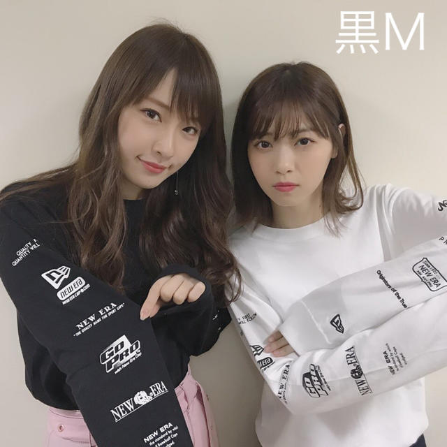 NEW ERA(ニューエラー)のニューエラ ロンT 西野七瀬 高山一実 着用 黒M メンズのトップス(Tシャツ/カットソー(七分/長袖))の商品写真