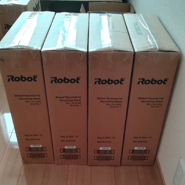 お年玉セール特価】 iRobot 新品未使用 ルンバe5 4個セット - 掃除機 ...