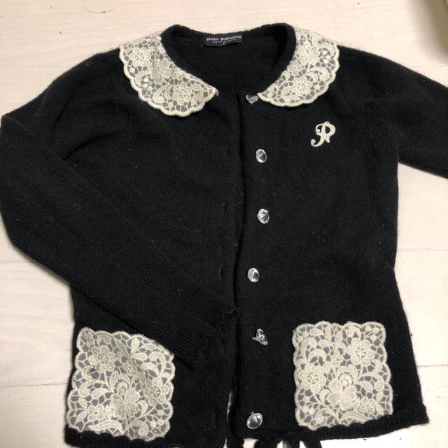 pom ponette(ポンポネット)のpom ponette  Ｓサイズ キッズ/ベビー/マタニティのキッズ服女の子用(90cm~)(カーディガン)の商品写真