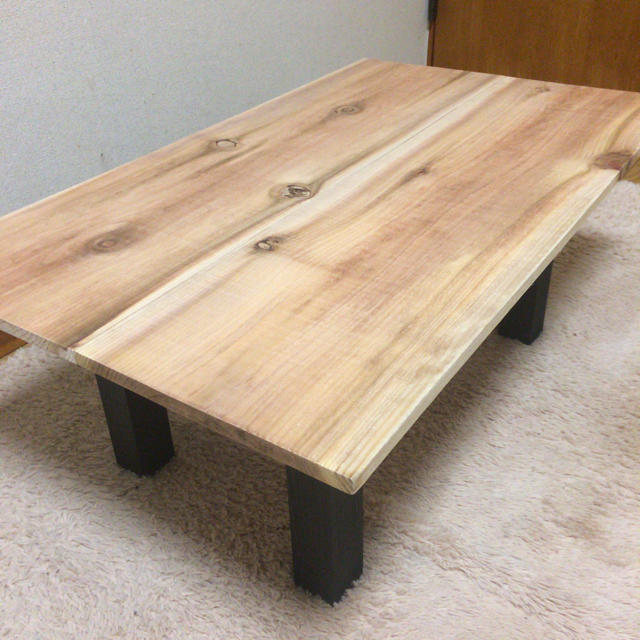 高品質国産 無垢材を使った木製テーブルの通販 by ハッピー's shop｜ラクマ 低価最新作