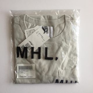 マーガレットハウエル(MARGARET HOWELL)の【新品】MHL.ロゴTシャツ サイズ2(Tシャツ(半袖/袖なし))