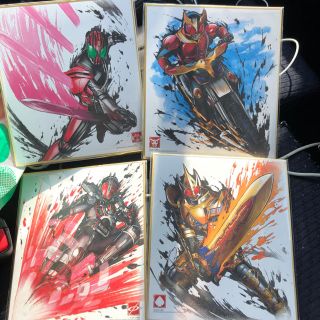 仮面ライダー 色紙セット(特撮)