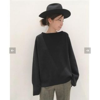 アパルトモンドゥーズィエムクラス(L'Appartement DEUXIEME CLASSE)の今季新作 アパルトモン ボートネック Wide Knit(ニット/セーター)