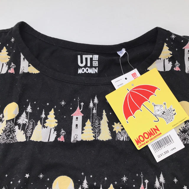 UNIQLO(ユニクロ)の未使用 UT ユニクロ ムーミン グラフィック チュニック L レディースのトップス(Tシャツ(半袖/袖なし))の商品写真