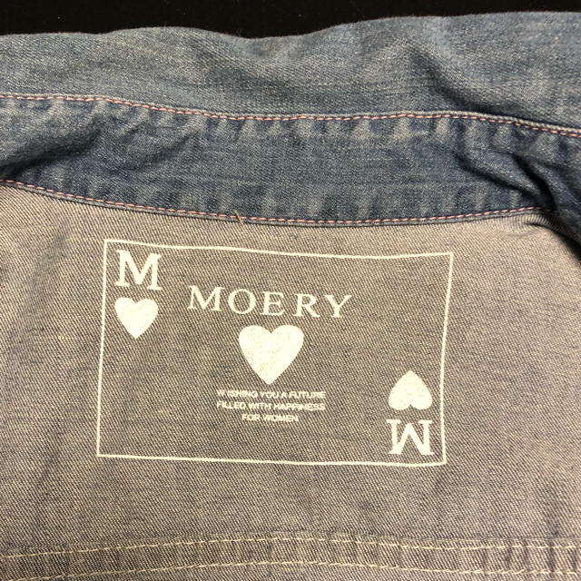 MOERY(モエリー)のデニムシャツ MOERY レディースのトップス(シャツ/ブラウス(長袖/七分))の商品写真