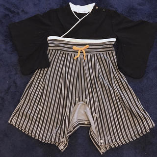 [ベビー服]袴ロンパース(和服/着物)