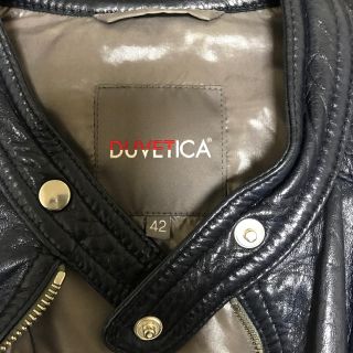 デュベティカ(DUVETICA)のゆきき様専用 デュベティカ フェイクレザージャケット 42(ノーカラージャケット)