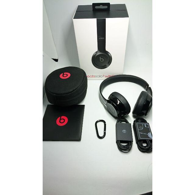 Beats by Dr Dre - Beats solo3 wireless ブラック ヘッドホン 動作確認済み！