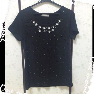タケオキクチ(TAKEO KIKUCHI)のTK ビジュー付きTシャツ(Tシャツ(半袖/袖なし))