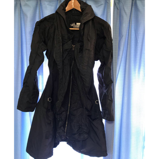 マリテフランソワジルボー(MARITHE + FRANCOIS GIRBAUD)のコート 黒 Ｓサイズ(ロングコート)