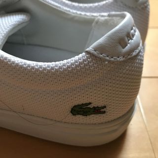 ラコステ(LACOSTE)のラコステ スニーカー 新品 24センチ~24.5  白(スニーカー)