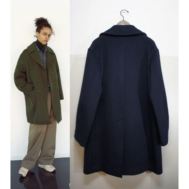 17AW AURALEEオーラリー ビーバー メルトン Pコート115J