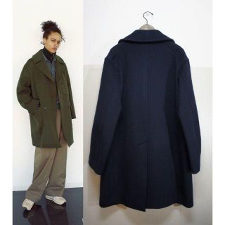 17AW AURALEEオーラリー ビーバー メルトン Pコート115J の通販 by