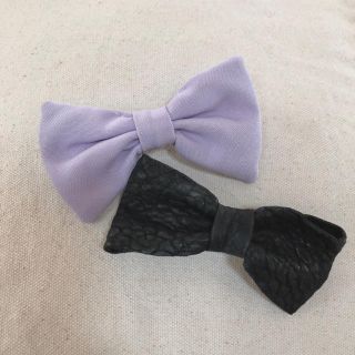 アメリカンアパレル(American Apparel)のAmerican apparel🎀リボンヘアクリップ バレッタ アメアパ(バレッタ/ヘアクリップ)