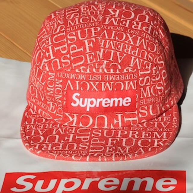 Supreme シュプリーム 15 AW Fuck ボックスロゴ キャップ