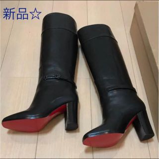 クリスチャンルブタン(Christian Louboutin)の新品♡クリスチャンルブタン ロングブーツ 黒 34(ブーツ)