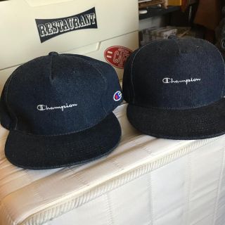 チャンピオン(Champion)のChampion デニム キャップ 美品 2個セット(キャップ)