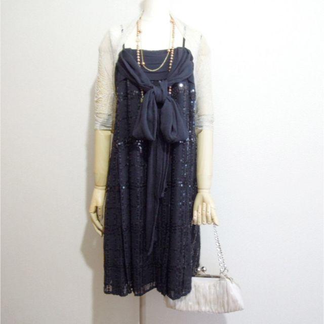 IENA(イエナ)のIENA  イエナ　スパンコール刺繍　ドレス レディースのフォーマル/ドレス(ロングドレス)の商品写真