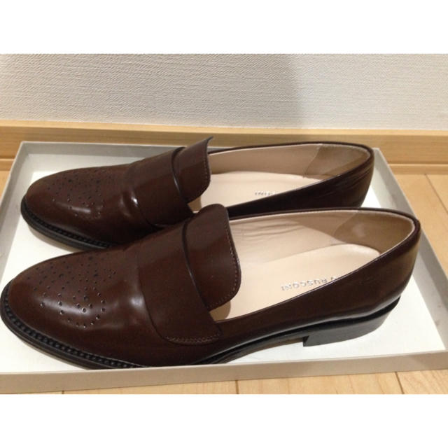 FABIO RUSCONI(ファビオルスコーニ)のファビオルスコーニ オペラシューズ ブラウン 36 レディースの靴/シューズ(ローファー/革靴)の商品写真