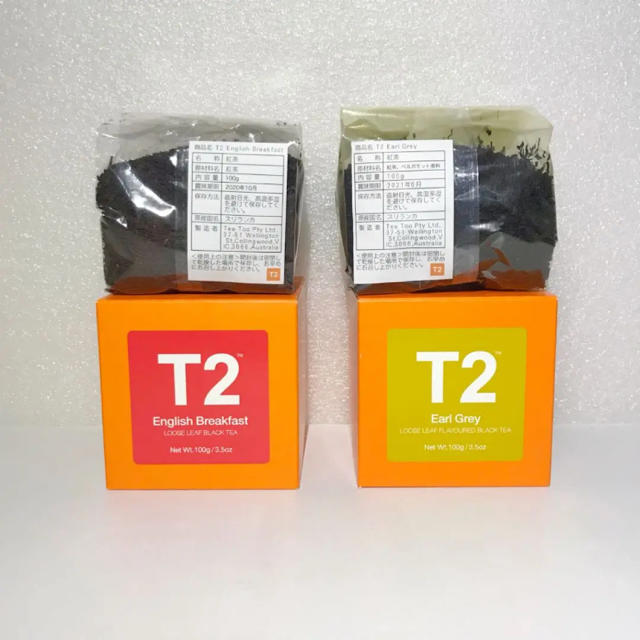 T2 紅茶 ★日本未上陸★ 茶葉タイプ 100gの通販 by kana's shop｜ラクマ