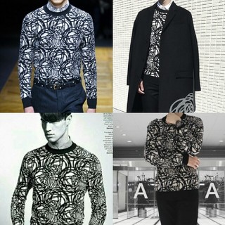 DIOR HOMME - 希少 名作 美品 14AW DIOR HOMME 薔薇 ニット スウェット 