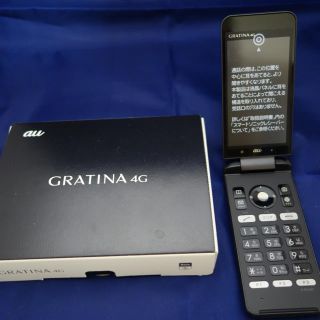 エーユー(au)のau GRATINA 4G 未使用品①(携帯電話本体)