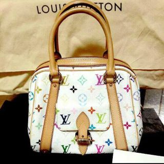 ルイヴィトン(LOUIS VUITTON)の専用　　定価￥194250美品☆正規品☆ルイ　ヴィトン　マルチカラープリシラ(ハンドバッグ)