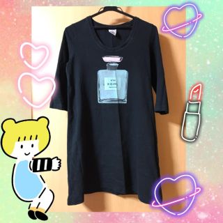 エックスガール(X-girl)のX-girl♡香水ロゴTシャツ♡7分袖♡最終値下げ！激安！(Tシャツ(長袖/七分))