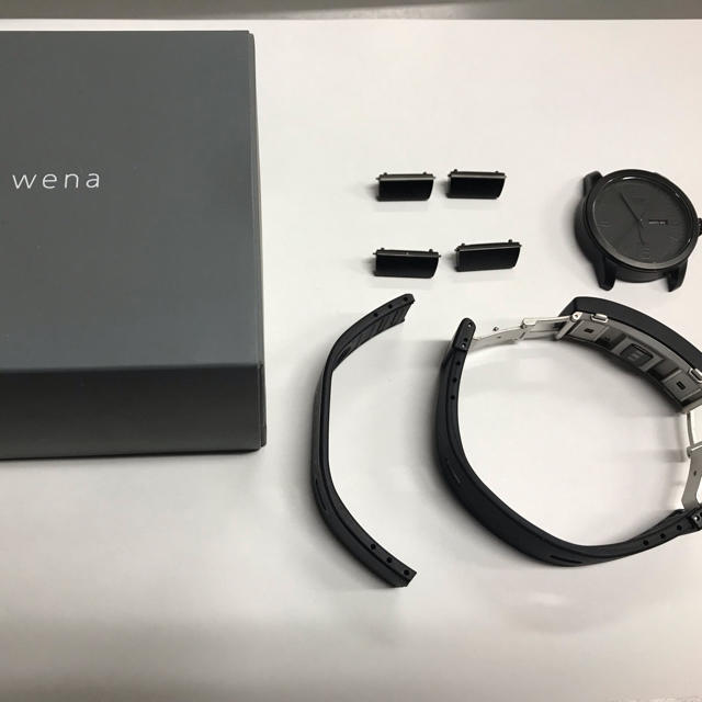 SONY(ソニー)のSONY wena wrist active スマホ/家電/カメラのスマホアクセサリー(その他)の商品写真