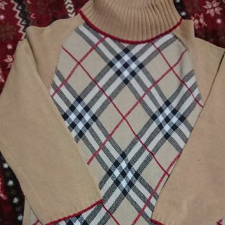 バーバリー(BURBERRY)のBURBERRYタートルネックセーターMsize(ニット/セーター)