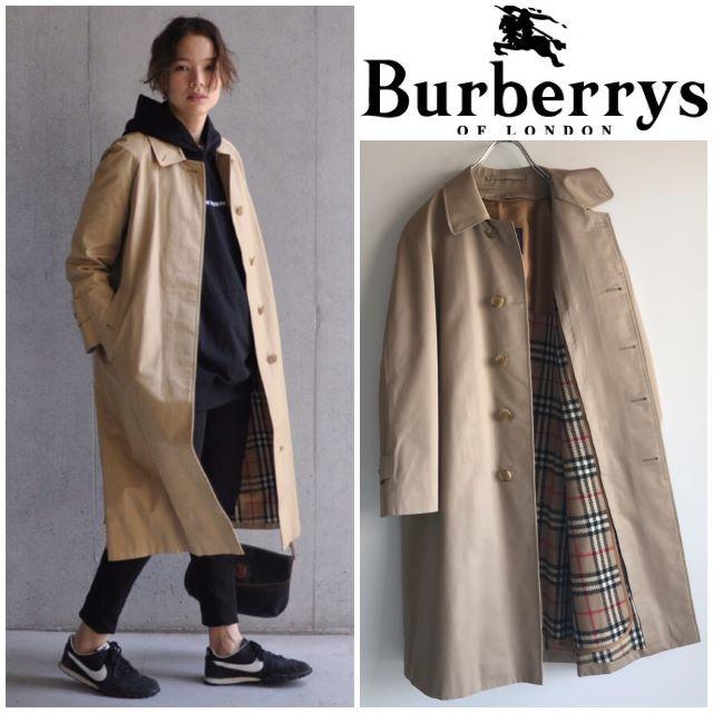 BURBERRY(バーバリー)の希少 英国製ビンテージ バーバリー ウールライナー付 バルマカーンコート レディースのジャケット/アウター(その他)の商品写真