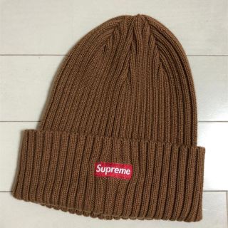 シュプリーム(Supreme)のSupreme シュプリーム ニット帽 ビーニー ブラウン(ニット帽/ビーニー)