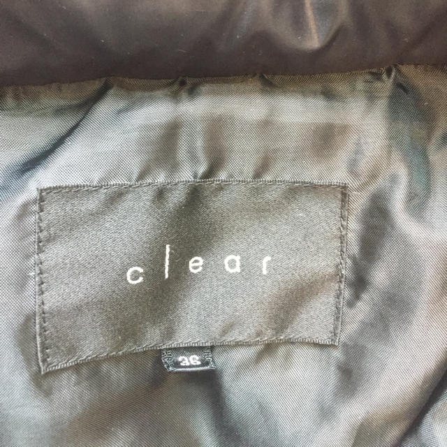 clear(クリア)のclear ダウンジャケット レディースのジャケット/アウター(ダウンジャケット)の商品写真