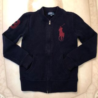 ラルフローレン(Ralph Lauren)のポロ ラルフローレン ビックポニー ニット ジャケット 140 女の子にも！(ジャケット/上着)