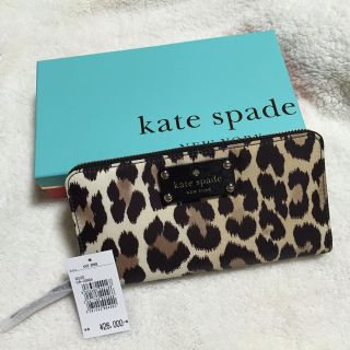 ケイトスペードニューヨーク(kate spade new york)の新品・未使用 katespadeケイトスペード財布カモフラージュ・ヒョウ柄(財布)