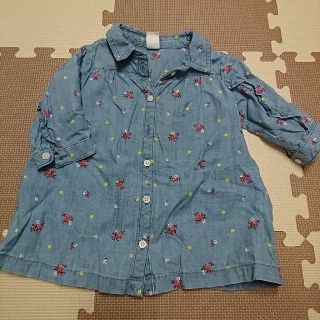 ベビーギャップ(babyGAP)のbaby GAPデニムシャツワンピース(ワンピース)